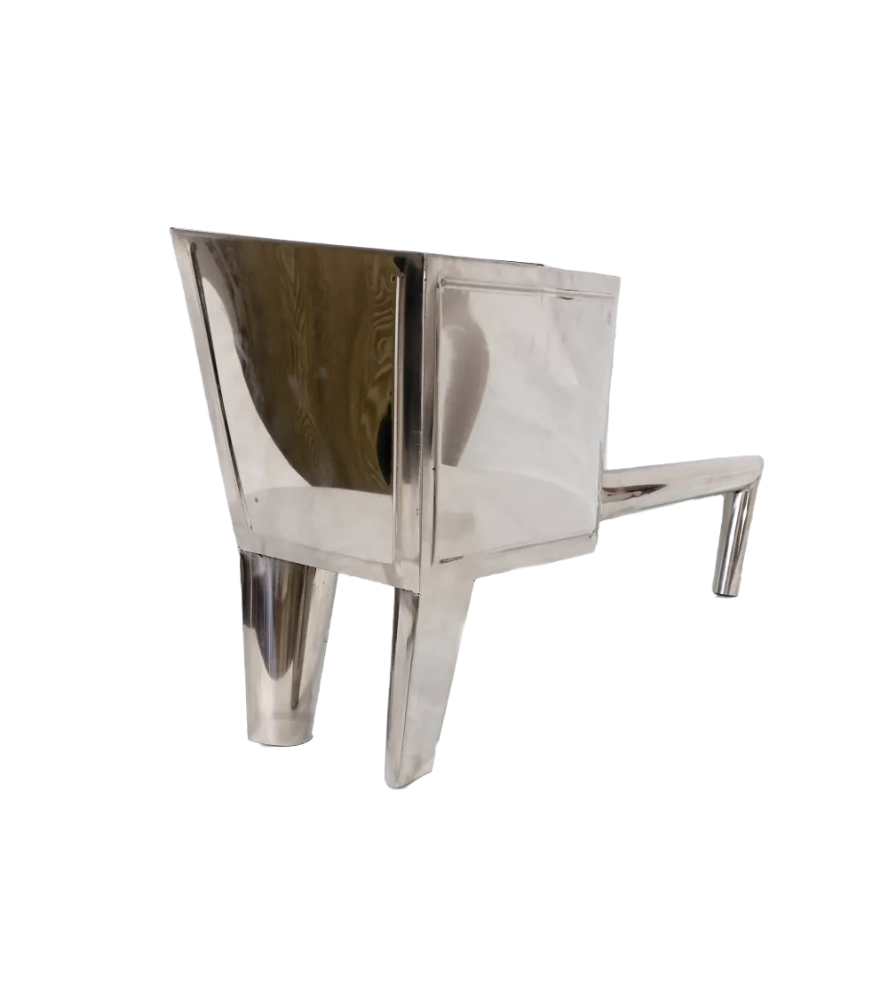 canoa de trasiego acero inoxidable vino 250l