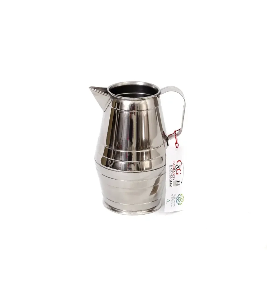Jarra acero inoxidable vino